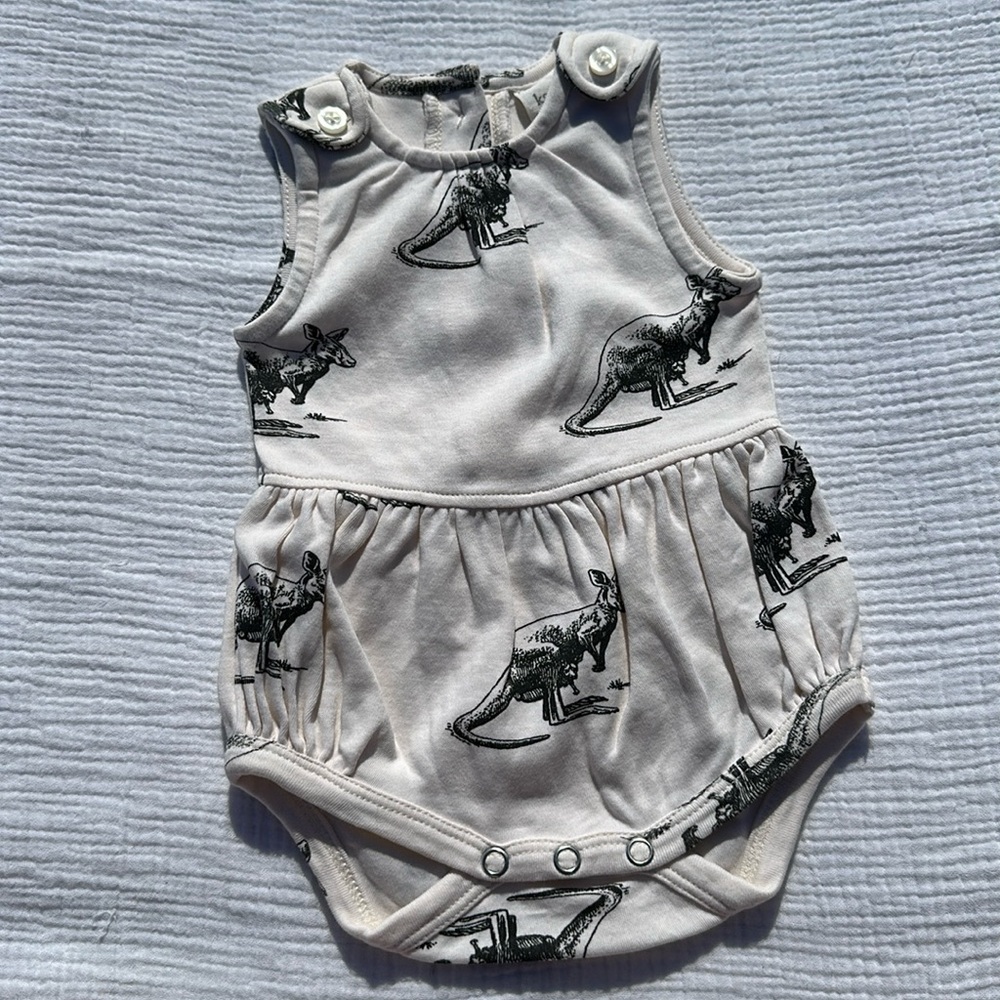 Kate Quinn Kangaroo Print Romper